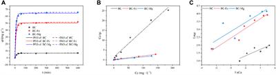 Highly effective adsorption and passivation of Cd from wastewater and soil by MgO- and Fe3O4-loaded biochar nanocomposites